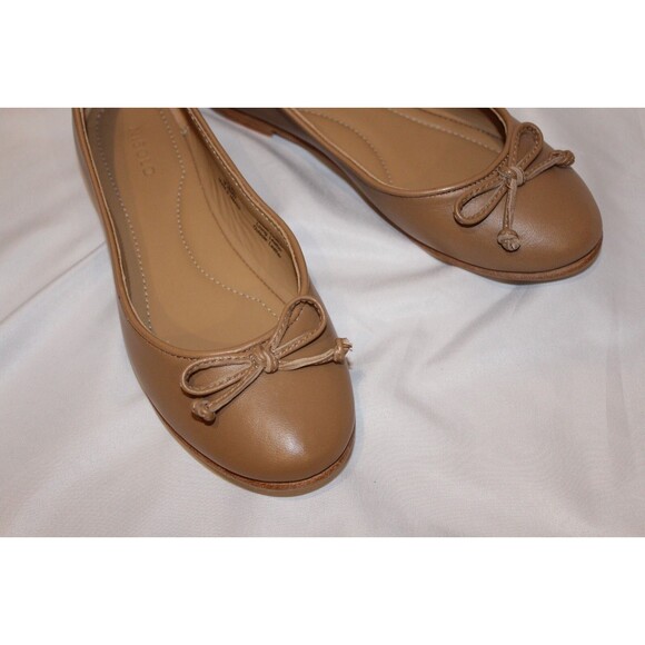 NISOLO WOMEN'S BEA LEATHER MARY JANE BALLET FLATS ALMOND SZ 7‎ NIB $138 - Picture 2 of 6